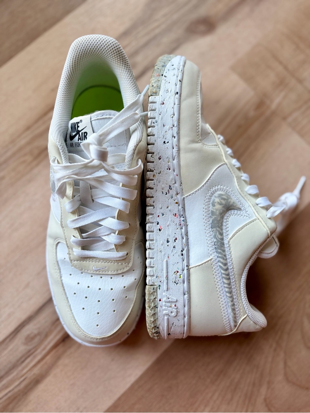 Nike Women’s Sneakers Cream White with Speckled Sole